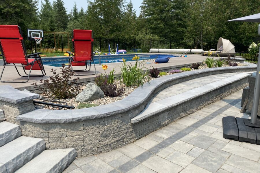 Pool Retaining Walls